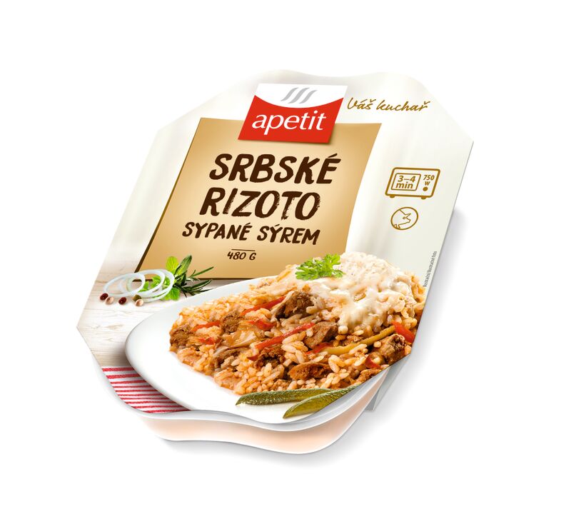 Srbské rizoto sypané sýrem (v kartonovém přebalu) 480g